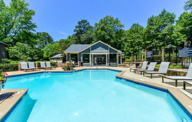 Sparkling Swimming Pool at Rosemont Vinings Ridge, Atlanta, Georgia