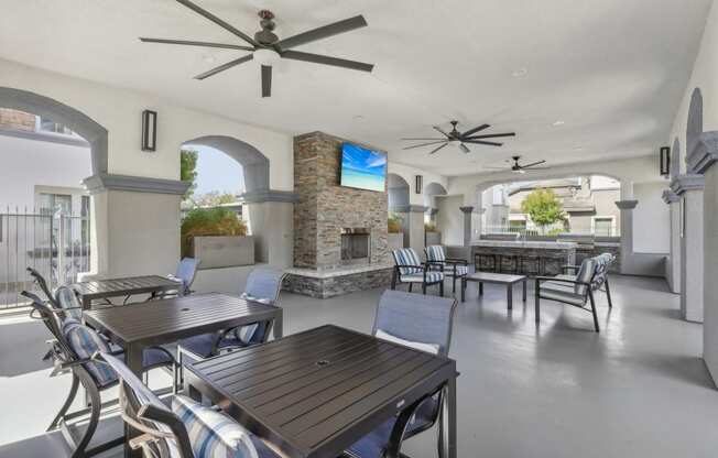 Barbecue pavilion at Verona Apartments