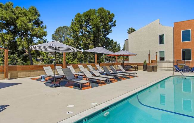 Resort-Style Pool at Veranda La Mesa in La Mesa, CA 91942