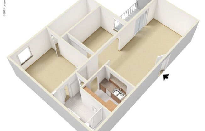 1 bed, 1 bath, 806 sqft, $1,215