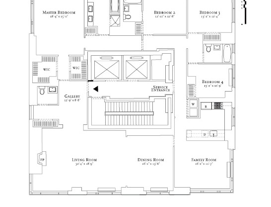 4 beds, 3.5 baths, 3,056 sqft, $24,995, Unit PH-2A