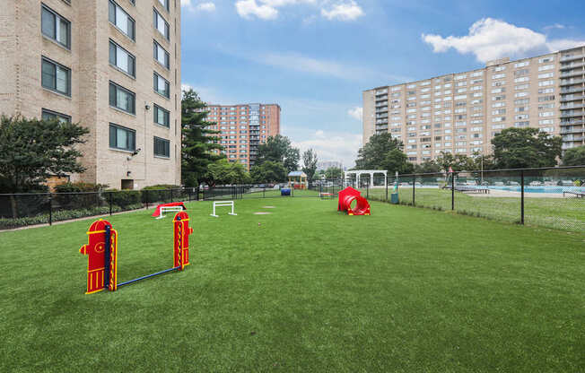 Park Area at Sherwood at Southern Towers, Alexandria, VA