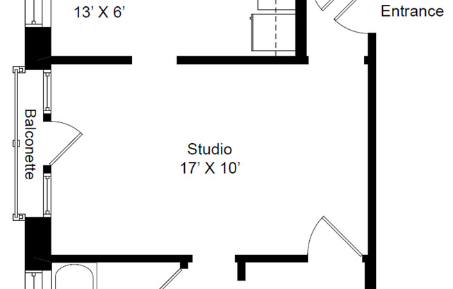 Studio, 1 bath, 300 sqft, $1,565, Unit 530-508