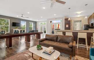Interior at DeSales Flats Apartments*, Ohio