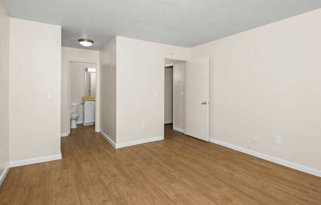 Bedroom with Hard Surface Flooring