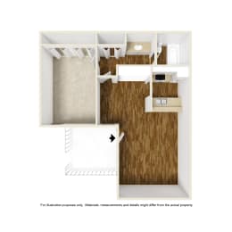 1 bed, 1 bath, 694 sqft, $1,203