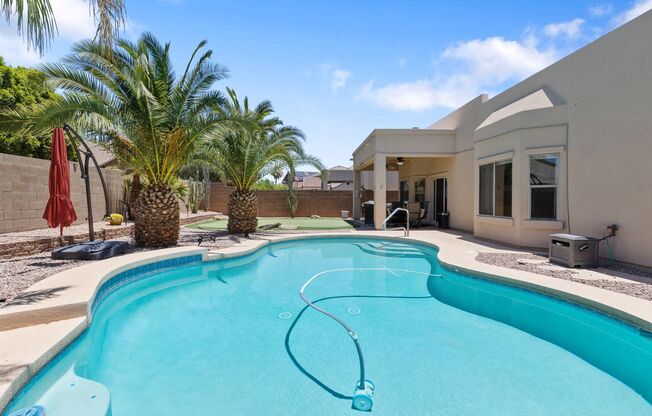Remodeled 3 bedroom 2 bath! Furnished with pool!