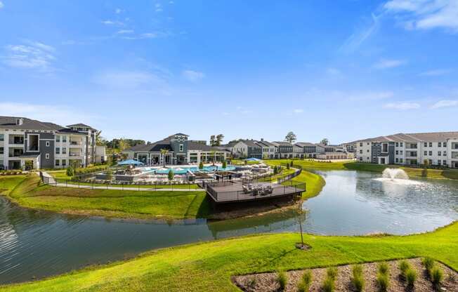 The Canopy apartments with lakeside resort style pool 