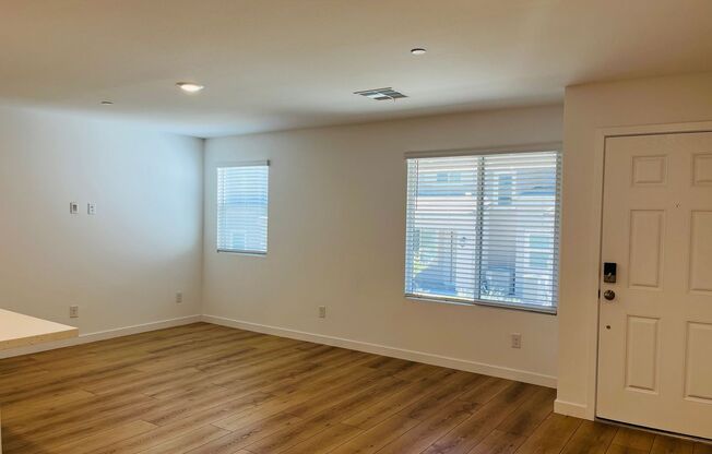 Three bedroom, 2 1/2 bath, two car garage townhouse in gated community