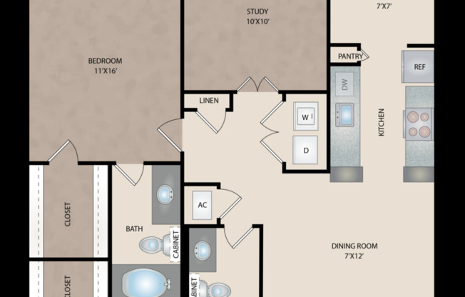 2 beds, 2 baths, 1,108 sqft, $1,885