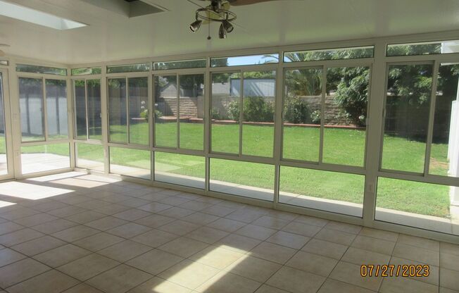 Wonderful Home with Huge Enclosed Patio!  REDUCED PRICE!  (Guest house not included.)