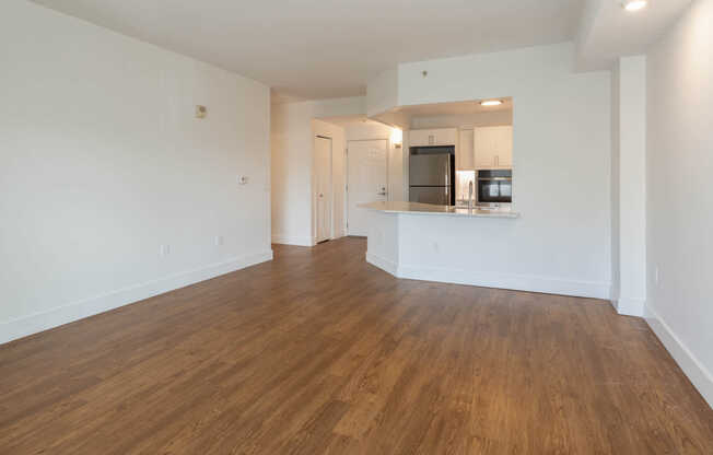 Living Room with Hard Surface Flooring