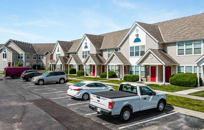 Lots Of Parking Spaces Directly In Front Of Apartment Homes