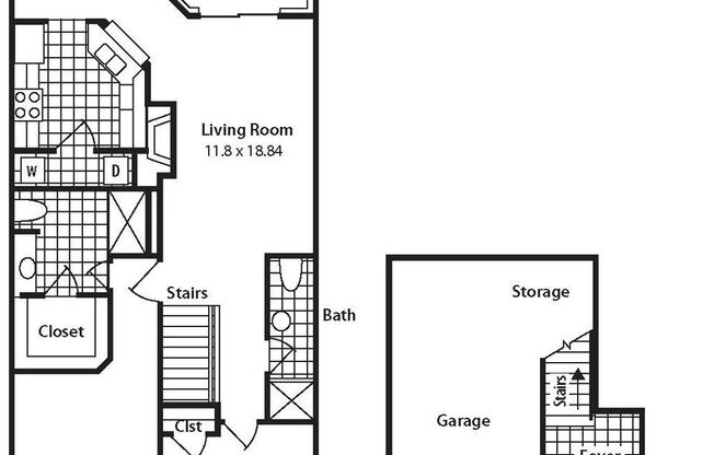 2 beds, 2 baths, 1,235 sqft, $1,400, Unit 37