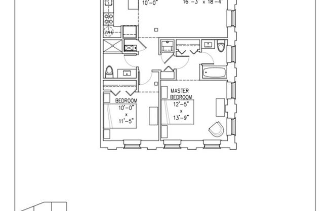 2 beds, 2 baths, 944 sqft, $2,195, Unit 407