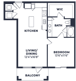 1 bed, 1 bath, 832 sqft, $1,799