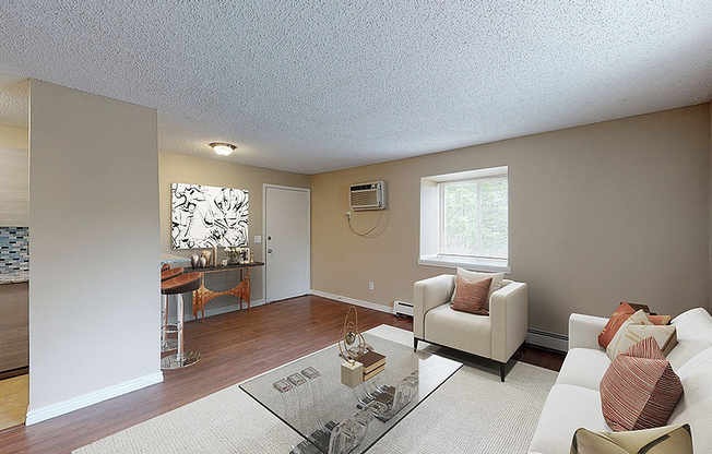 Modern apartment living room