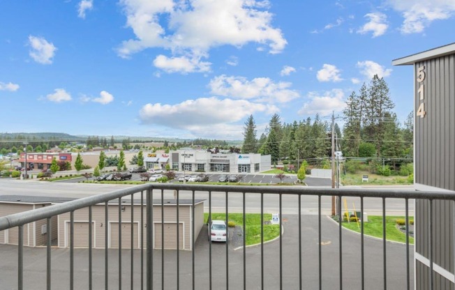 Dakota Flats Apartments in Spokane, Washington Private Balcony