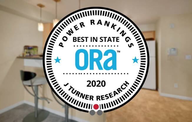a logo that says power rankings best in state 2020