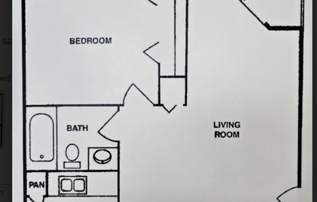 1 bed, 1 bath, 520 sqft, $884, Unit 1001