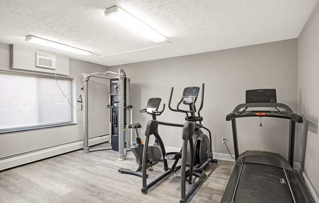 the preserve at ballantyne commons fitness room with exercise equipment