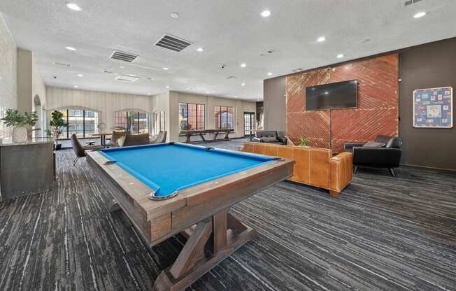 Leasing Center and Resident Lounge with Billiards