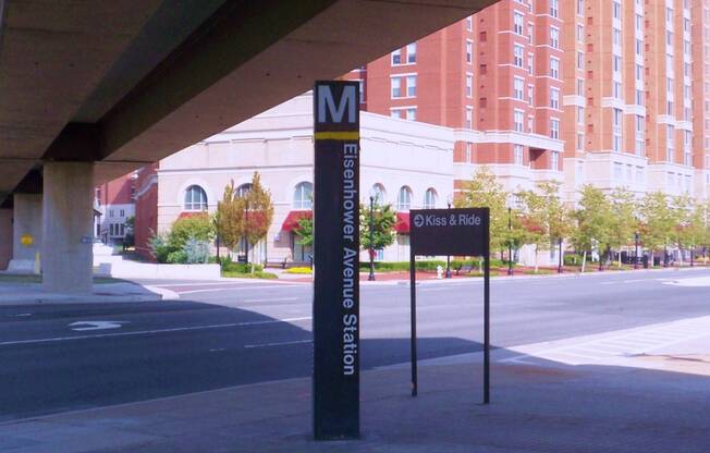 Across the Street from Eisenhower Metro Station