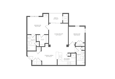 2 beds, 2 baths, 1,034 sqft, $2,488