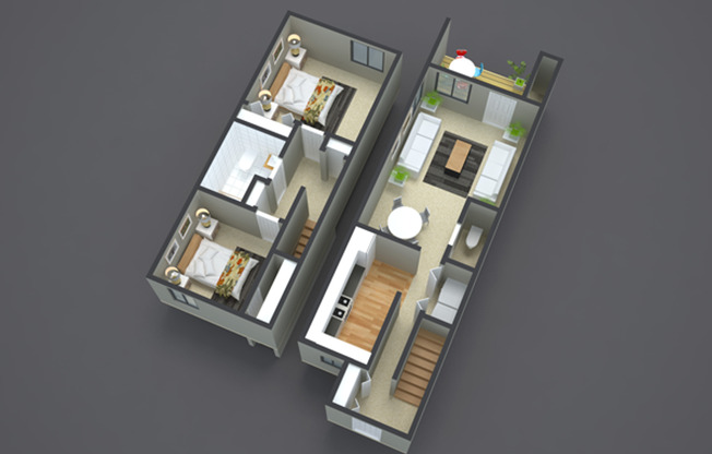 2 beds, 1.5 baths, 900 sqft, $1,585, Unit 3771