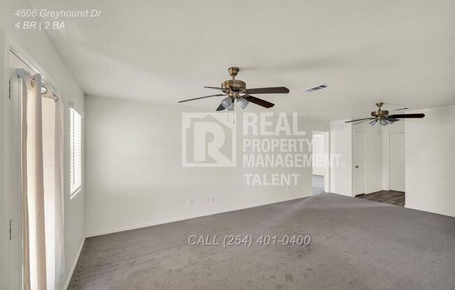 **Coming Soon** 4 Bedroom, 2 Bathroom House for Rent in Killeen TX / Killeen ISD