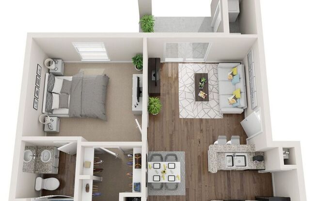 1 bed, 1 bath, 620 sqft, $975