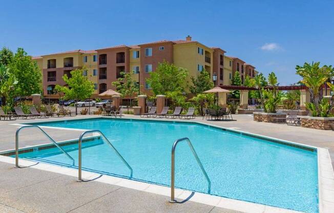 Resort Style Swimming Pool, at Greenfield Village, San Diego, California
