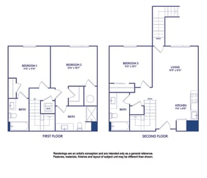 3 beds, 3 baths, 1,185 sqft, $5,298