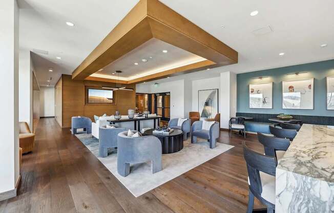 Social Lounge at Bayview Apartments, California