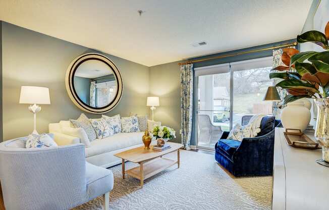 Living Room Furniture Design at Sunscape Apartments, Virginia, 24018