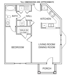 1 bed, 1 bath, 749 sqft, $1,358