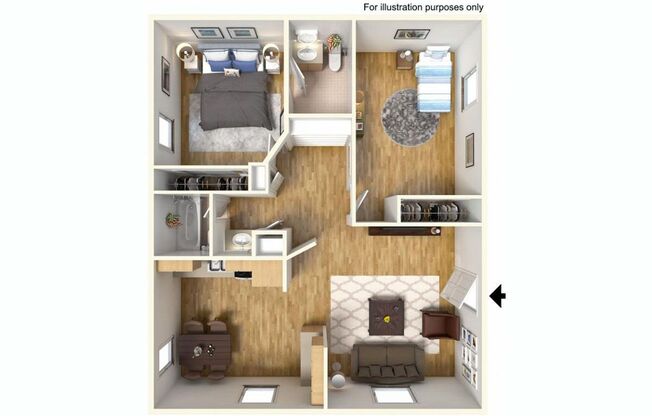 2 beds, 1.5 baths, $2,195, Unit 37