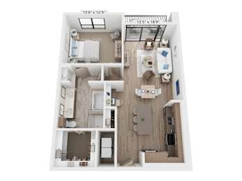 1 bed, 1 bath, 969 sqft, $2,830