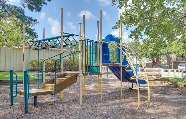 Play structure at Montecito, Raleigh, NC, 27609