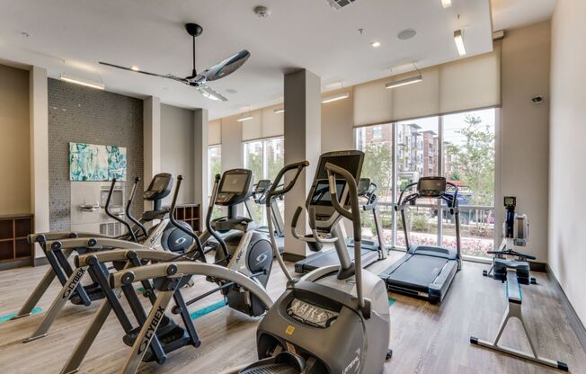 fitness center conference room in our luxury las colinas apartments
