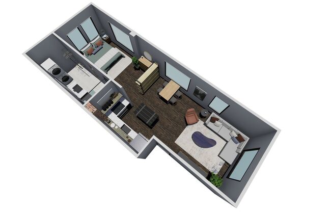 1 bed, 1 bath, 700 sqft, $1,900