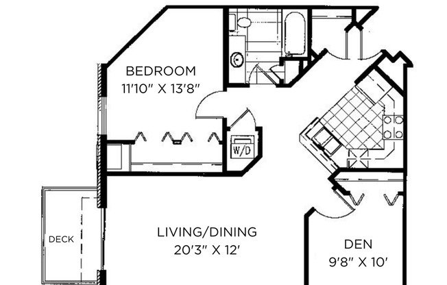 1 bed, 1 bath, 730 sqft, $1,580, Unit 8102-110