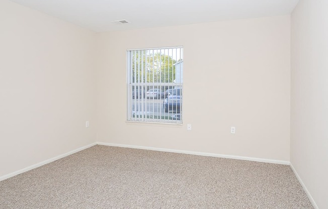 Large Window with Blinds