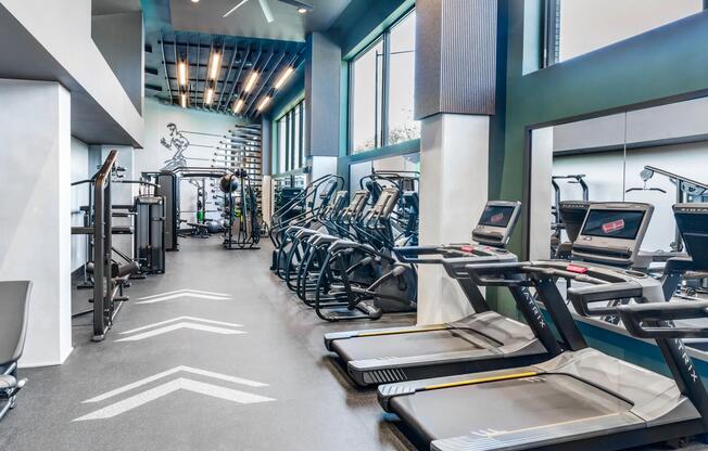 Crush your cardio or strength goals in our fully equipped fitness center—outfitted with the latest machines and flooded with energizing natural light.