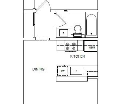 1 bed, 1 bath, 700 sqft, $1,723, Unit 203