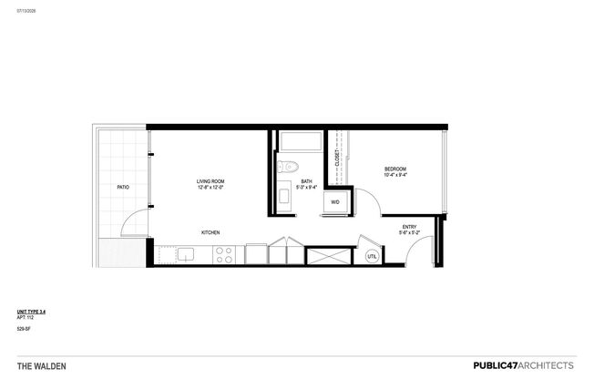 1 bed, 1 bath, 485 sqft, $1,795, Unit Unit 102