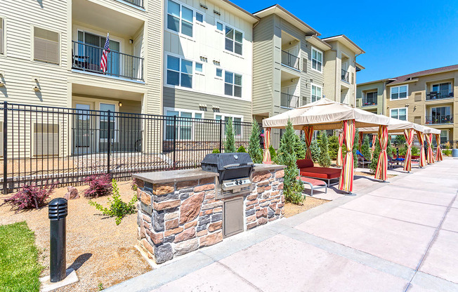 Poolside Grill at Westlink at Oak Station Apartments in Lakewood, CO