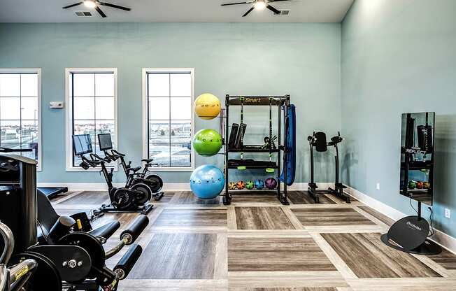 State-of-the-Art Fitness Center at Fireside at Waukee in Waukee, IA