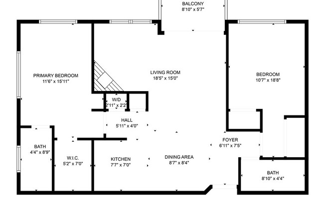 2 beds, 1.8 baths, 1,020 sqft, $3,200, Unit 104