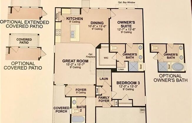 Leander 3-bedroom/2-bath in the Bryson Community